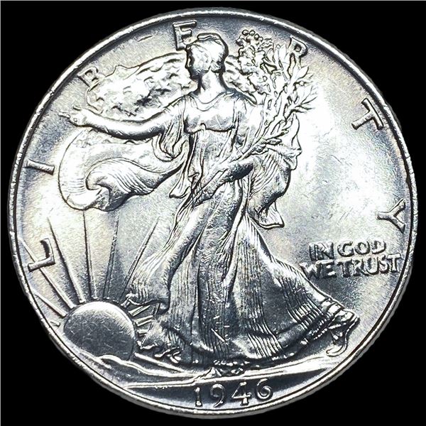 1946 Silver Walking Liberty Half Dollar  CHOICE BU
