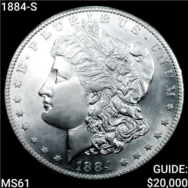 1884-S Morgan Silver Dollar UNCIRCULATED