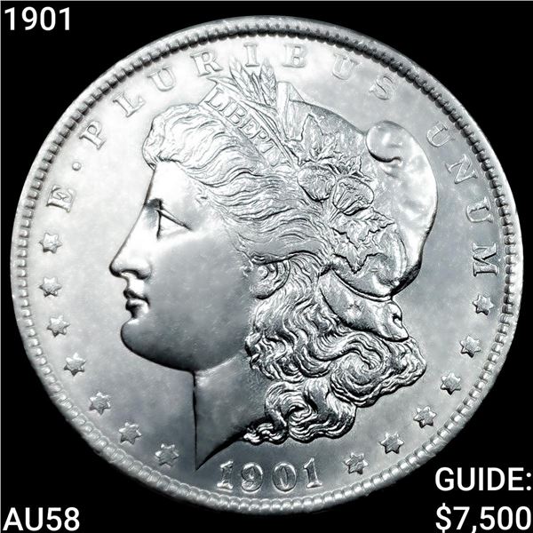 1901 Morgan Silver Dollar CHOICE AU