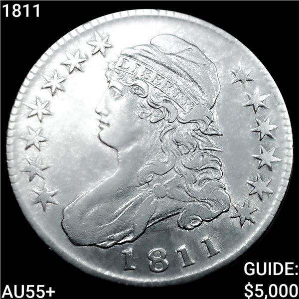 1811 Capped Bust Half Dollar HIGH GRADE+