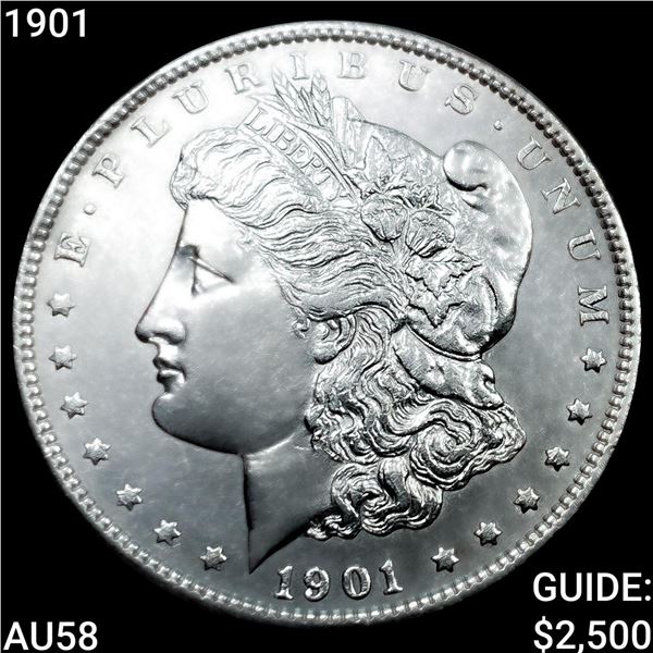 1901 Morgan Silver Dollar CHOICE AU