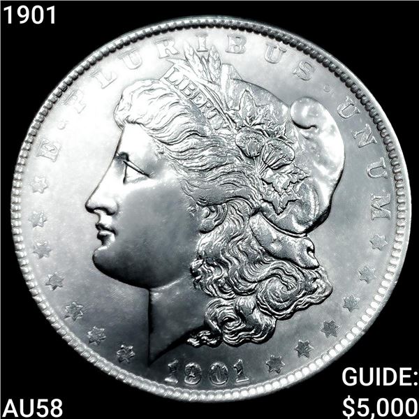 1901 Morgan Silver Dollar CHOICE AU