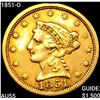 Image 1 : 1851-O $2.50 Gold Quarter Eagle HIGH GRADE