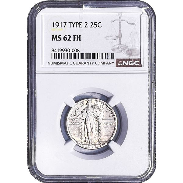 1917 Standing Liberty Quarter NGC MS65 FH