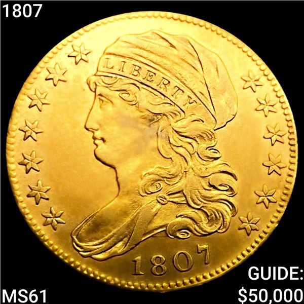1807 $5 Gold Half Eagle UNCIRCULATED
