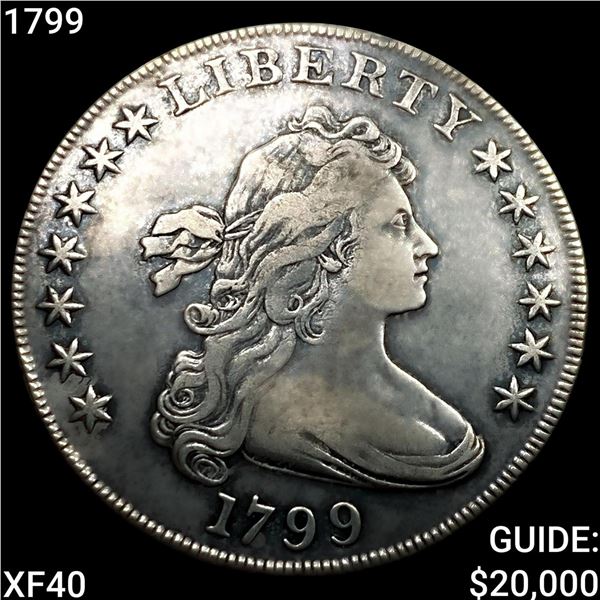 1799 Draped Bust Dollar NEARLY UNCIRCULATED