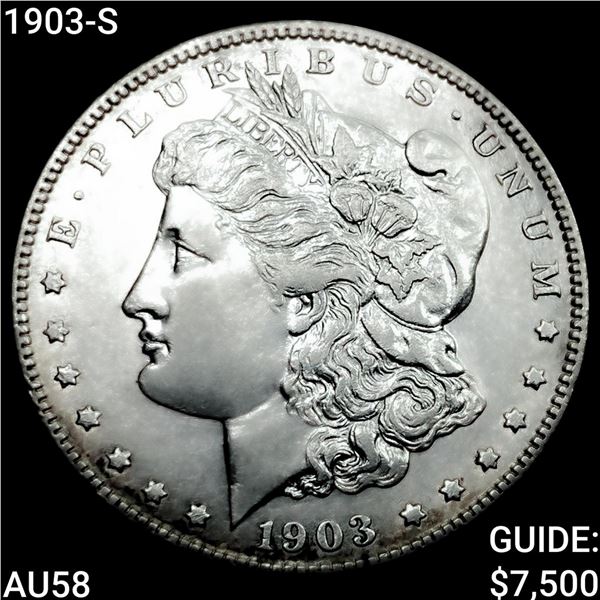 1903-S Morgan Silver Dollar CHOICE AU