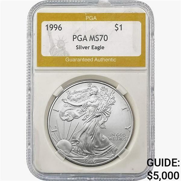 1996 American Silver Eagle PGA MS70