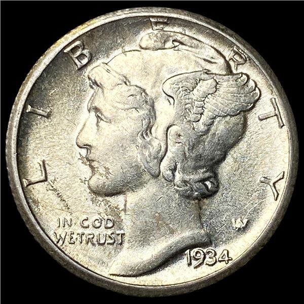 1934-D Silver Mercury Dime UNCIRCULATED