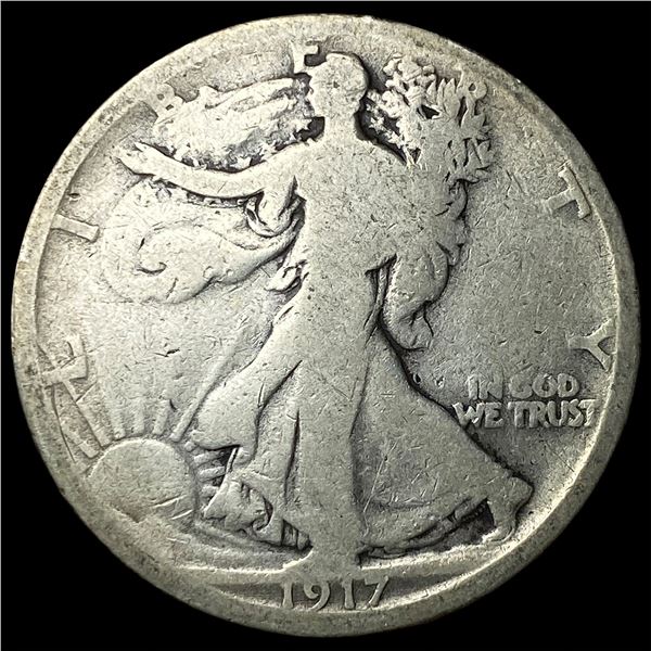 1917-S Silver Walking Liberty Half Dollar   CHOICE PROOF