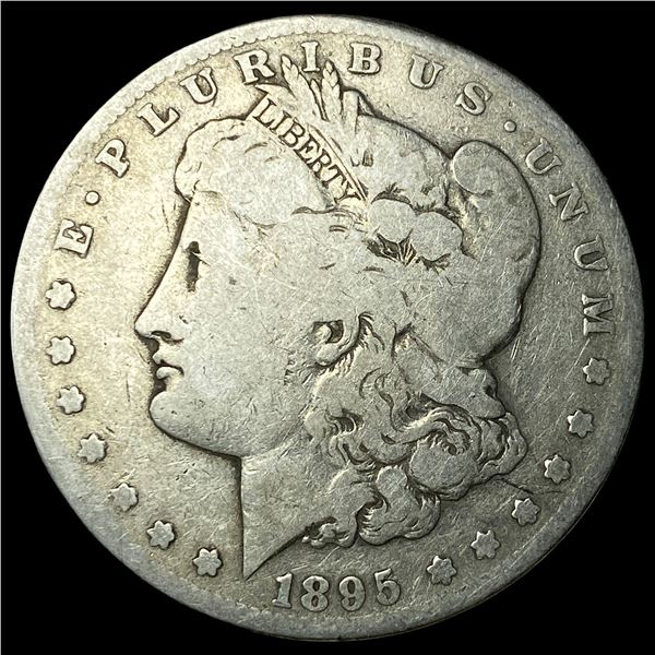 1895-S Silver Morgan Dollar NICELY CIRCULATED