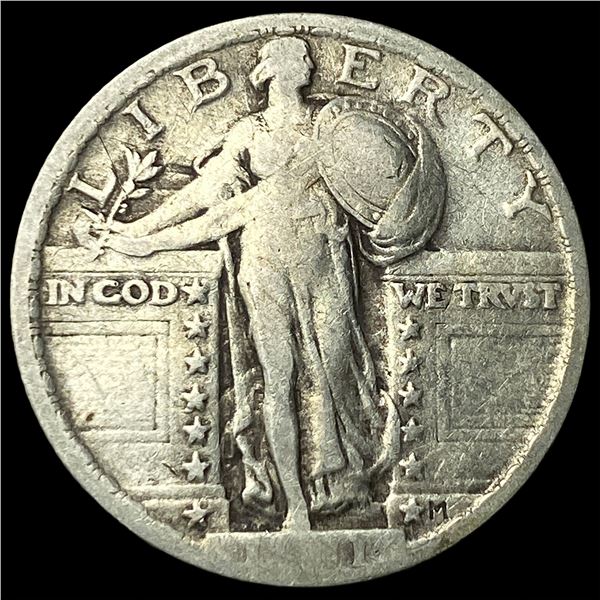 1921 Standing Liberty Quarter LIGHTLY   CIRCULATED