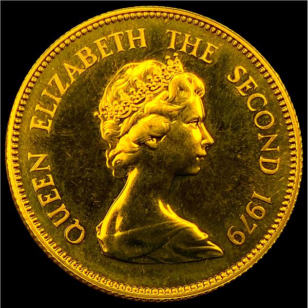 1979 Hong Kong Gold .4708oz $1000 Year of the   Goat UNCIRCULATED