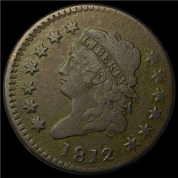 1812 Classic Head Large Cent LIGHTLY   CIRCULATED