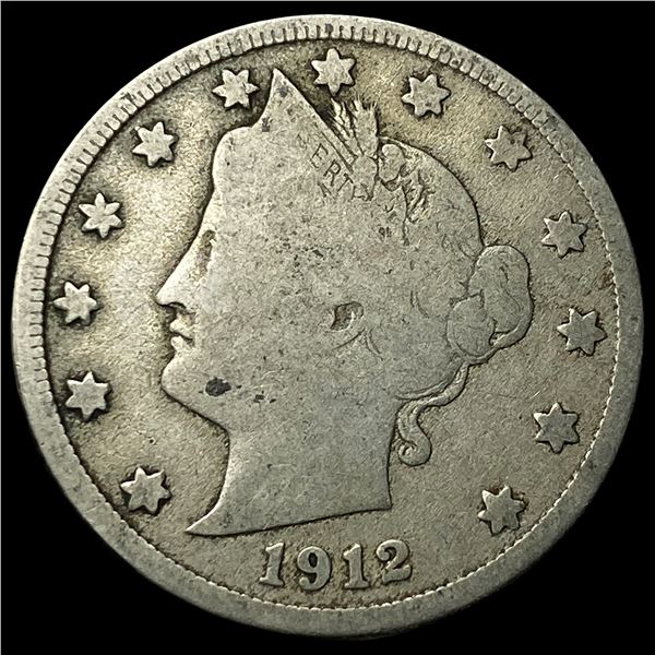 1912-D Liberty Head Nickel NICELY CIRCULATED