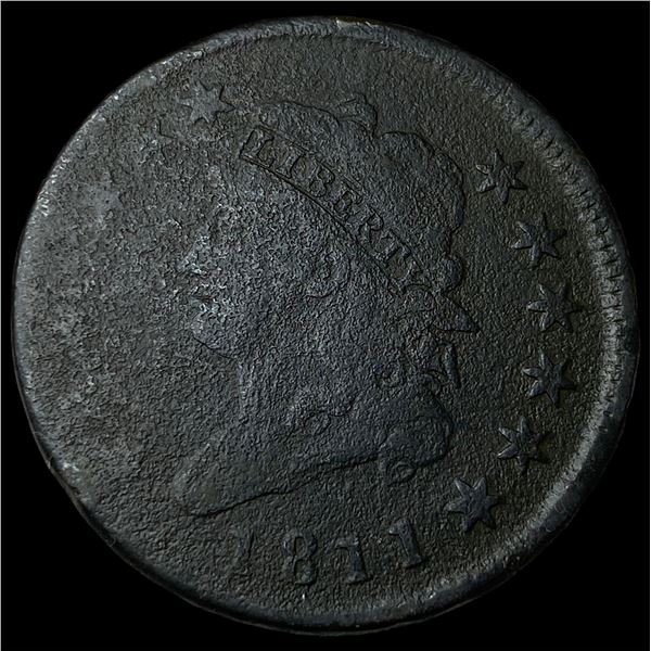 1811 Classic Head Large Cent LIGHTLY  CIRCULATED