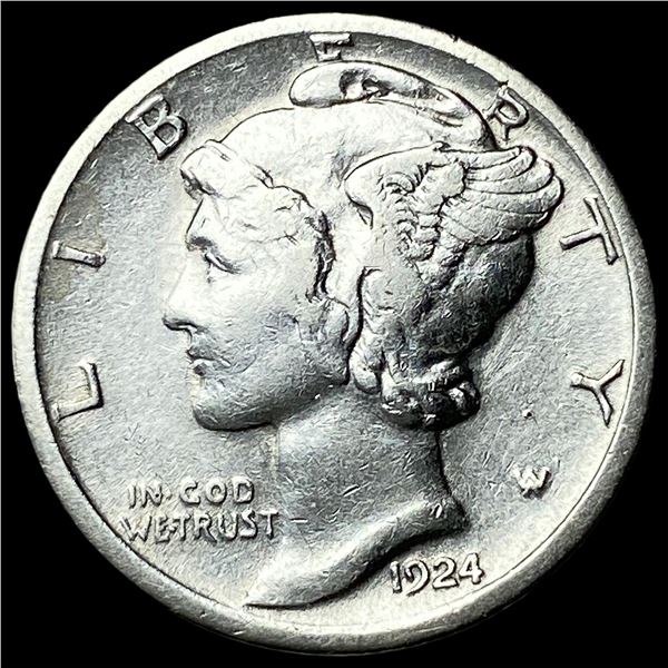 1924-D Silver Mercury Dime CLOSELY UNCIRCULATED