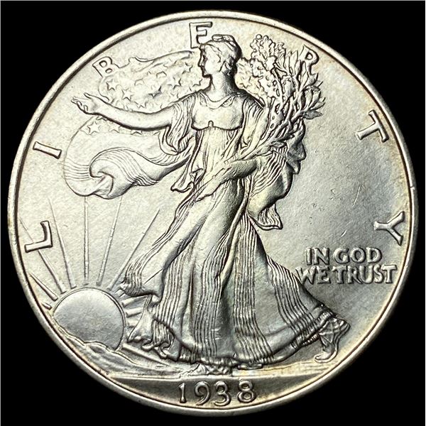 1938 Silver Half Dollar Walking Liberty HIGH GRADE