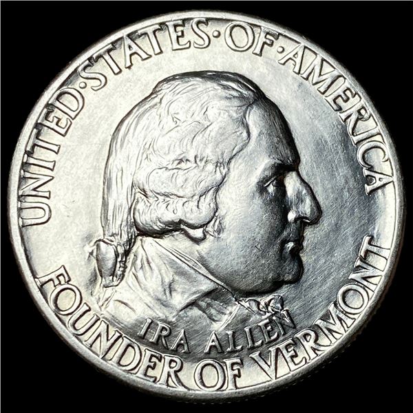 1927 Silver Vermont Half Dollar UNCIRCULATED