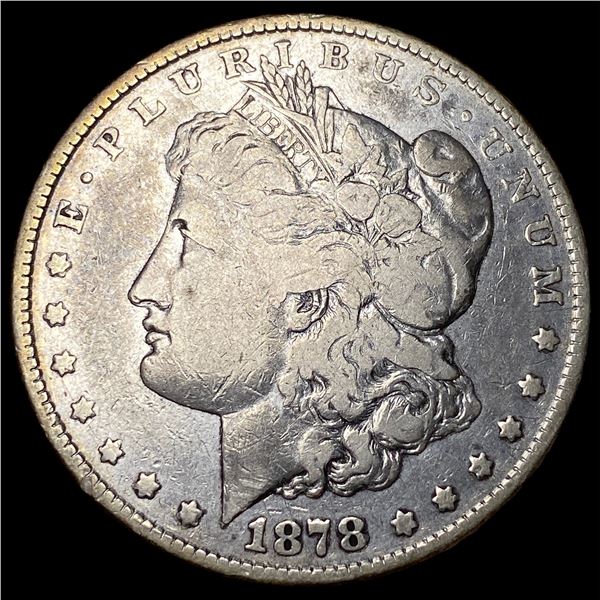 1878 8TF Silver Morgan Dollar LIGHTLY CIRCULATED