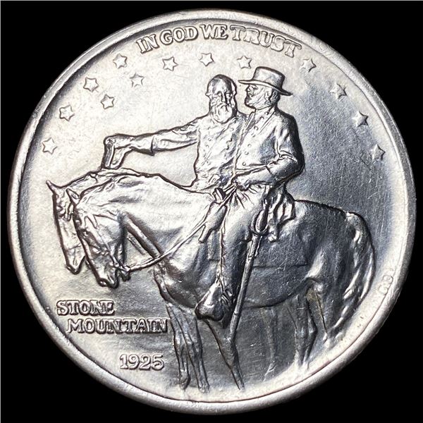 1925 Stone Mountain Silver Half Dollar  CLOSELY UNCIRCULATED