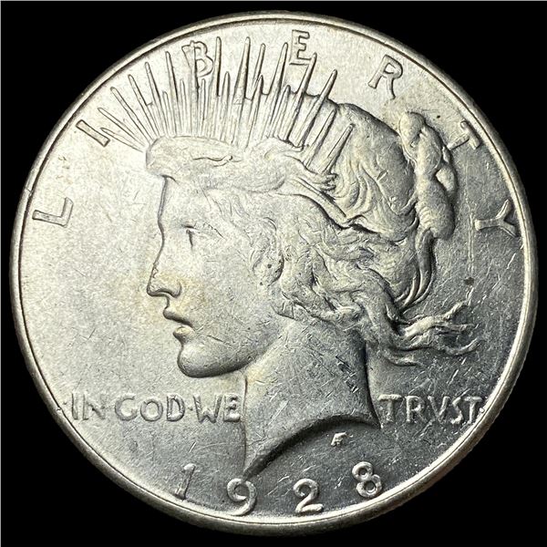 1928-S Silver Peace Dollar CLOSELY  UNCIRCULATED