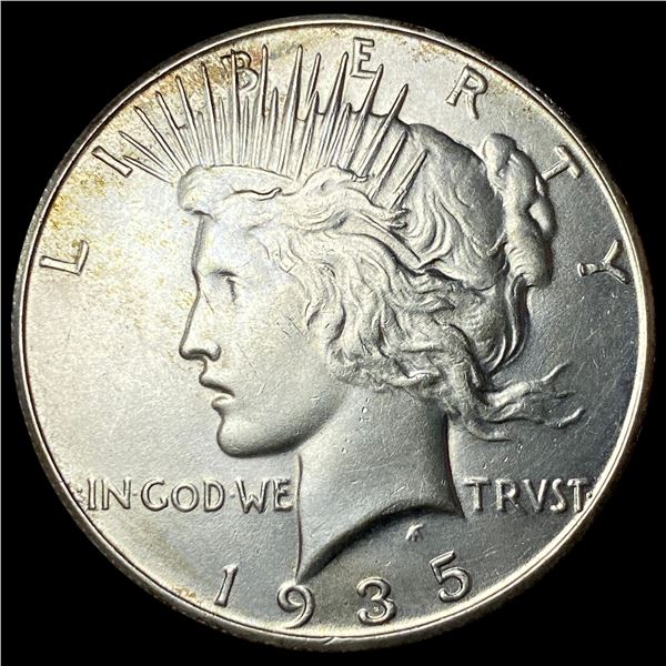 1935-S Silver Peace Dollar CLOSELY  UNCIRCULATED