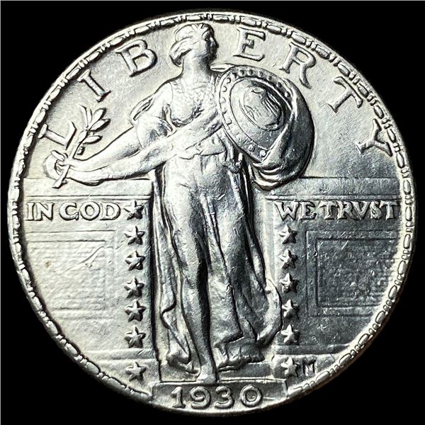 1930 Silver Standing Liberty Quarter UNCIRCULATED