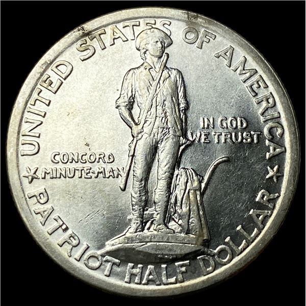 1925 Silver Lexington-Concord Half Dollar  UNCIRCULATED