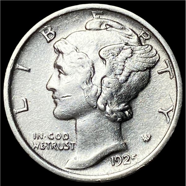 1925-D Silver Mercury Dime CLOSELY UNCIRCULATED
