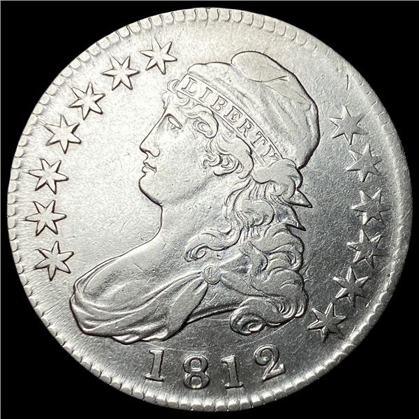 1812 Capped Bust Half Dollar NEARLY  UNCIRCULATED