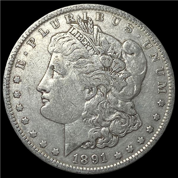 1891-O Silver Morgan Dollar NEARLY  UNCIRCULATED