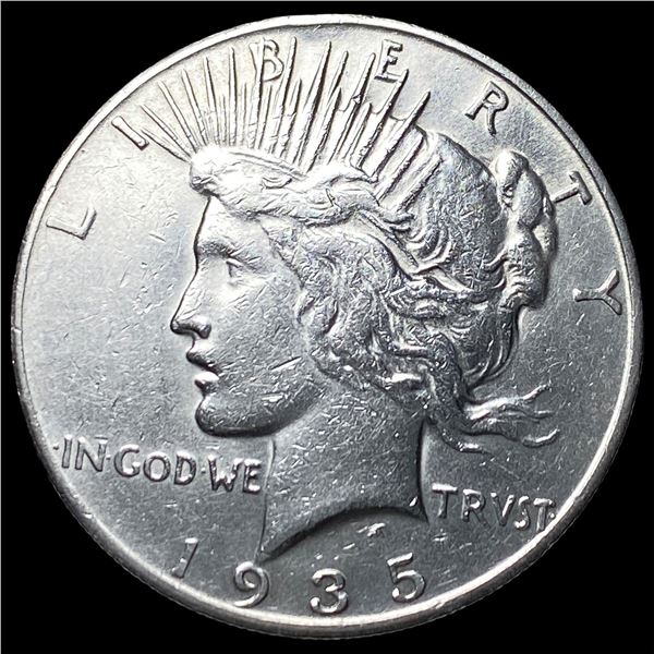 1935-S Silver Peace Dollar CLOSELY UNCIRCULATED
