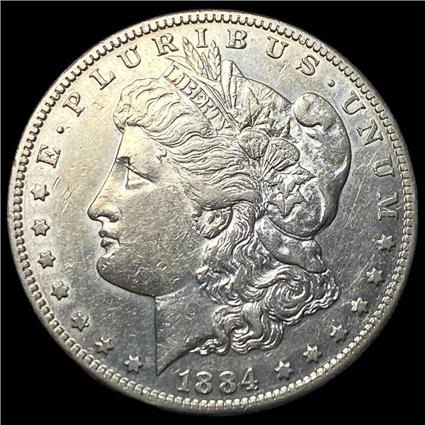 1884-S Morgan Silver Dollar CLOSELY UNCIRCULATED