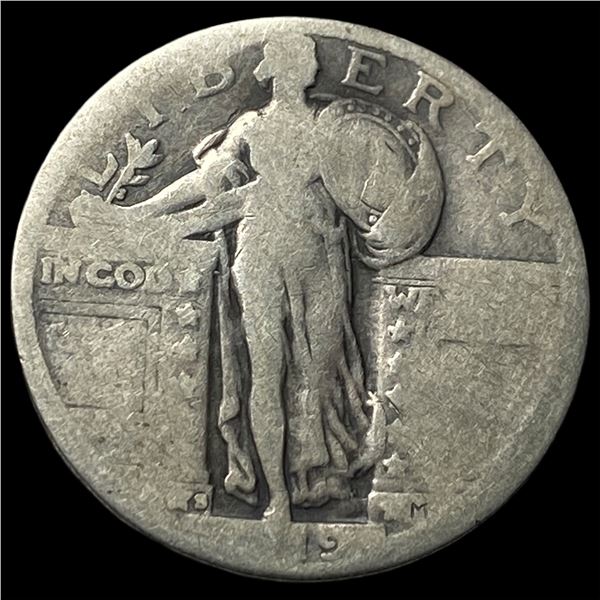 1919-S Standing Liberty Quarter NICELY CIRCULATED