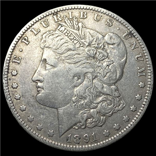 1891-O Silver Morgan Dollar NEARLY  UNCIRCULATED