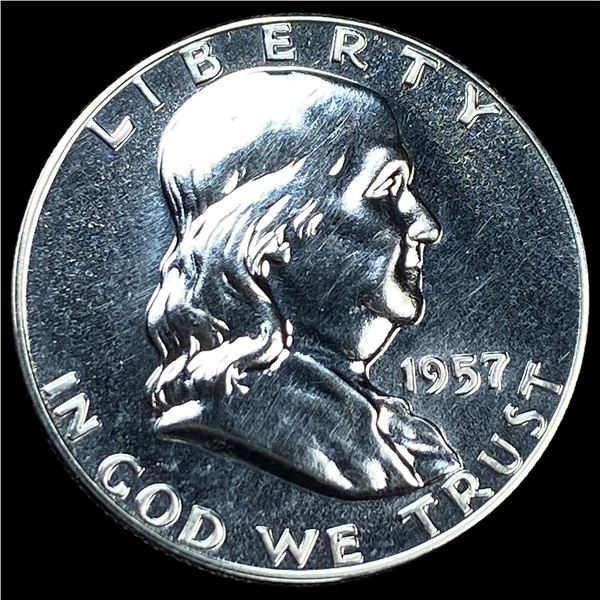 1957 Franklin Half Dollar GEM PROOF