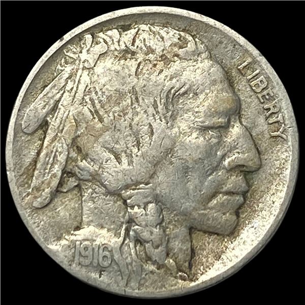 1916-D Buffalo Nickel LIGHTLY CIRCULATED