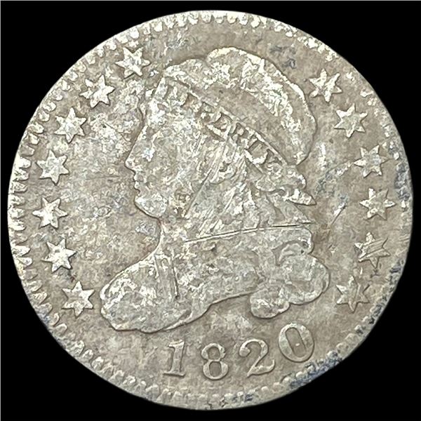 1820 Silver Capped Bust Dime LIGHTLY CIRCULATED