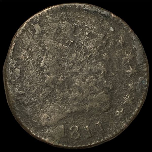 1811 Classic Head Half Cent NICELY CIRCULATED