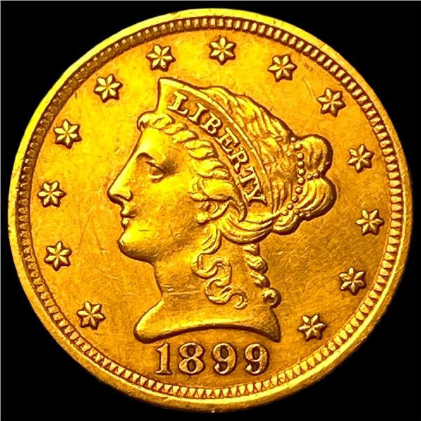 1899 Liberty Head Gold $2.50 Quarter Eagle  CLOSELY UNCIRCULATED