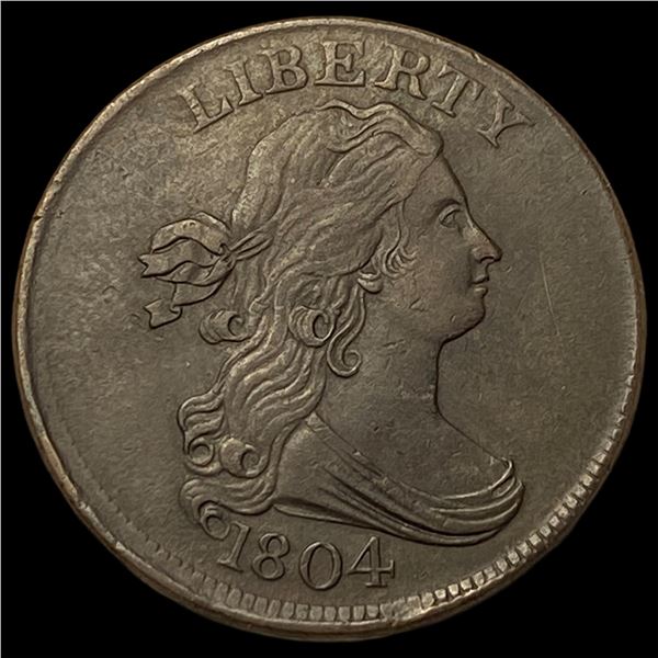 1804 Draped Bust Half Cent CLOSELY UNCIRCULATED