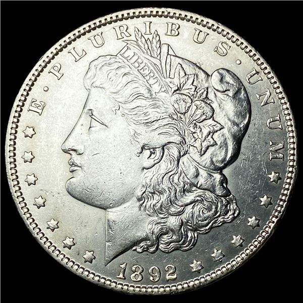 1892 Silver Morgan Dollar CHOICE AU