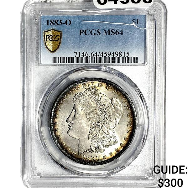 1883-O Morgan Silver Dollar PCGS MS64