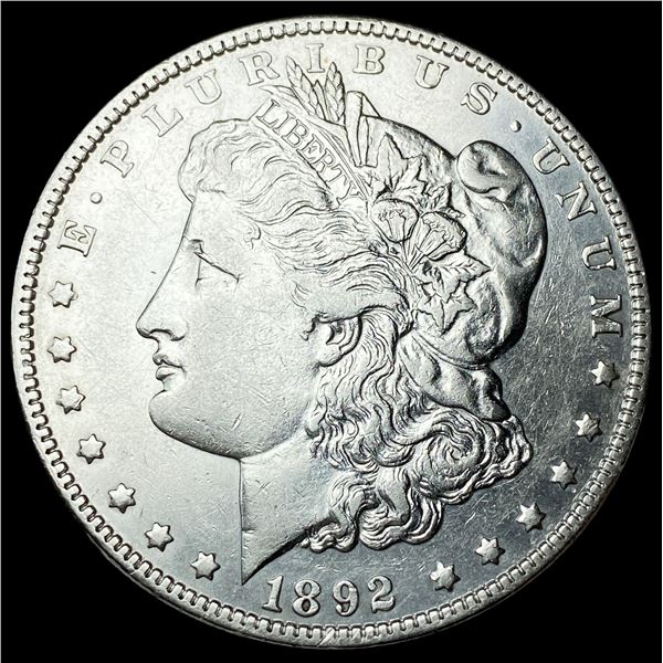 1892 Morgan Silver Dollar NEARLY UNCIRCULATED