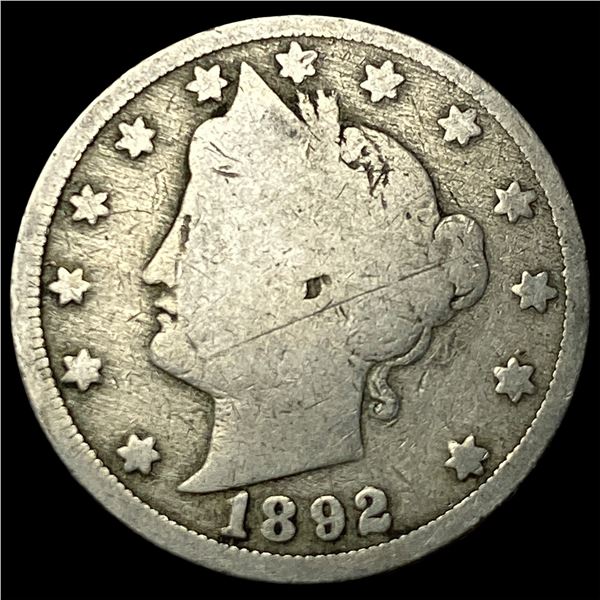 1892 Liberty Head Nickel NICELY CIRCULATED