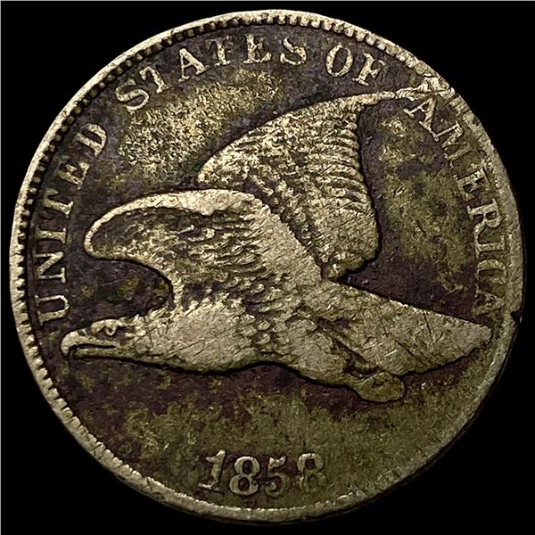 1858 Flying Eagle Cent NICELY CIRCULATED