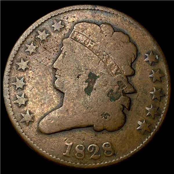 1828 Classic Head Half Cent NICELY CIRCULATED