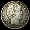 Image 1 : 1903 Silver Barber Half Dollar LIGHTLY   CIRCULATED