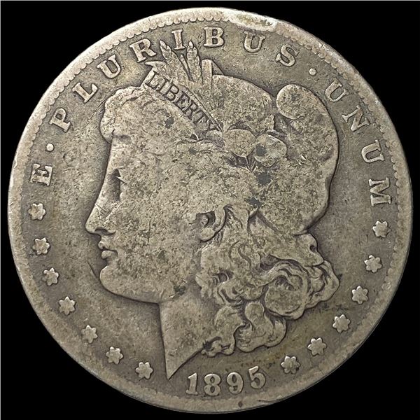 1895-S Silver Morgan Dollar NICELY CIRCULATED